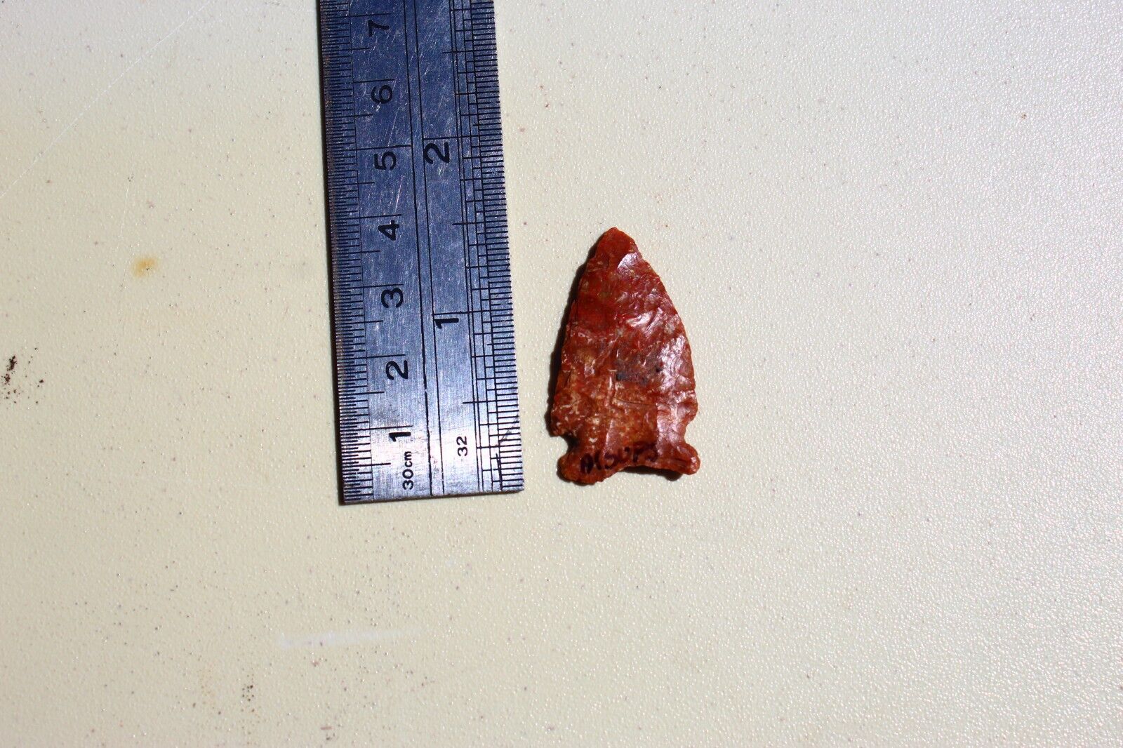 Authentic Native American Arrowhead found on a campsite in Cochran county Texas