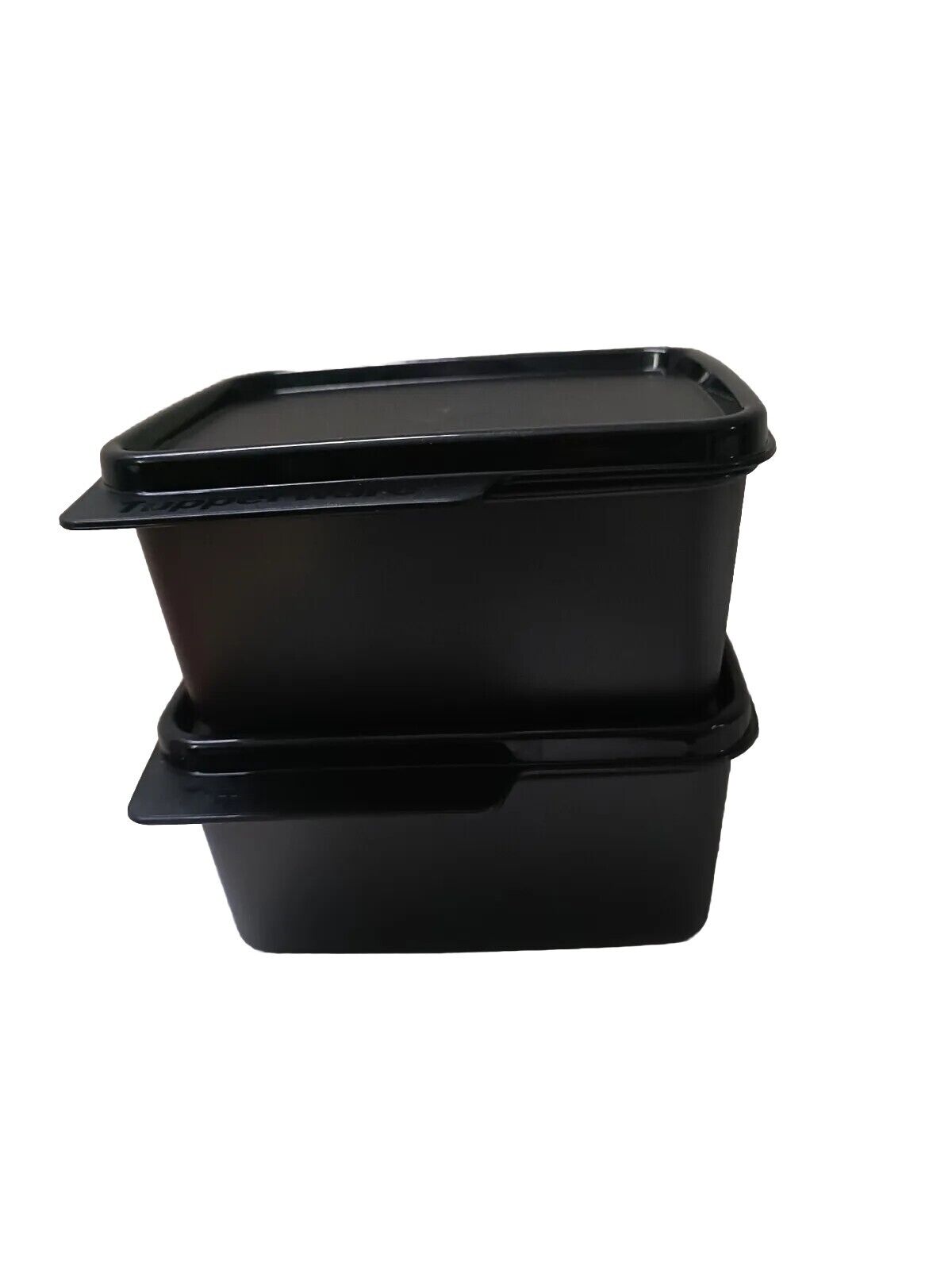 Tupperware Keep Tab Black Rectangle Small 500 ML Spill Proof Airtight Box Set