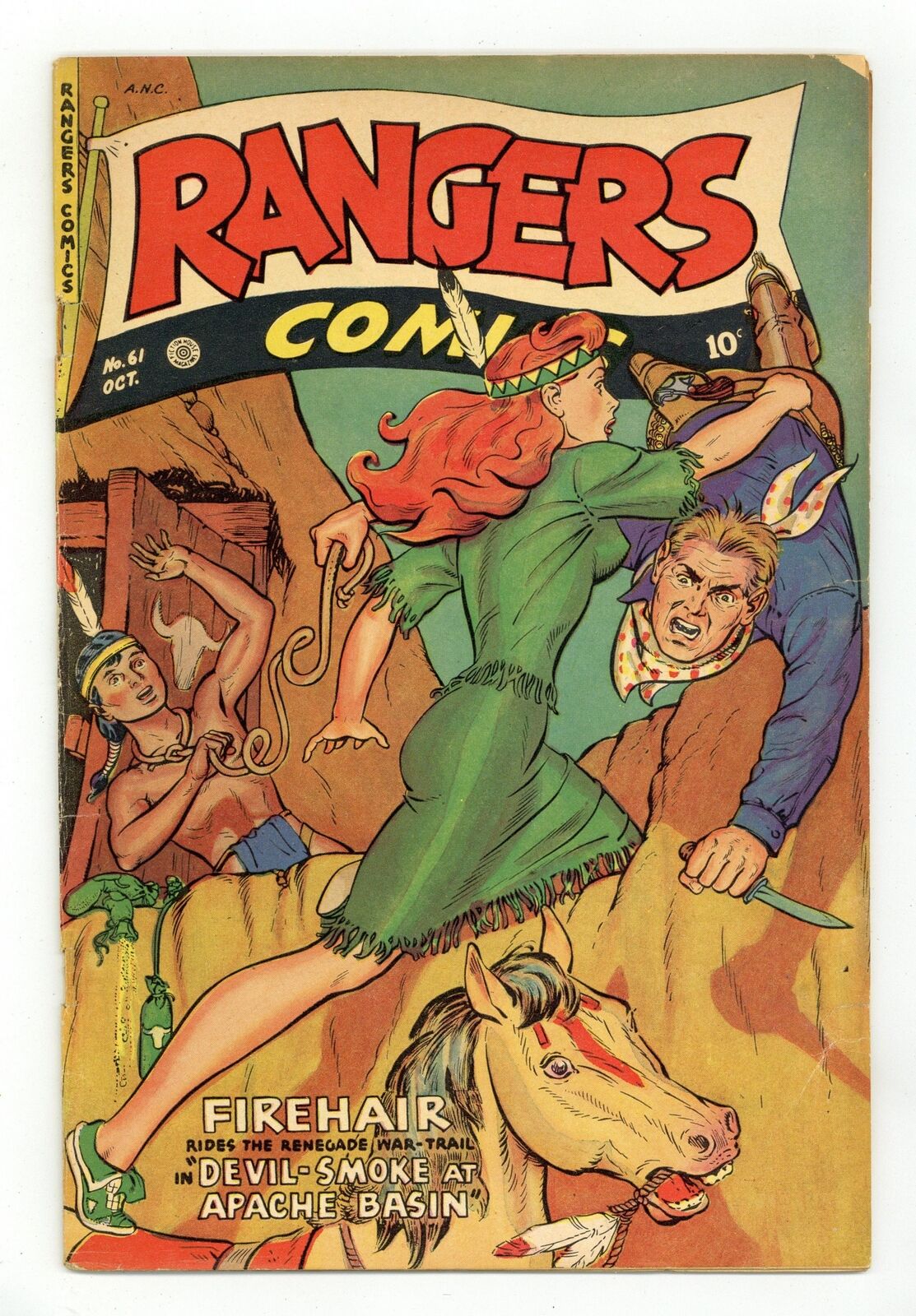 Rangers Comics #61 VG 4.0 RESTORED 1951