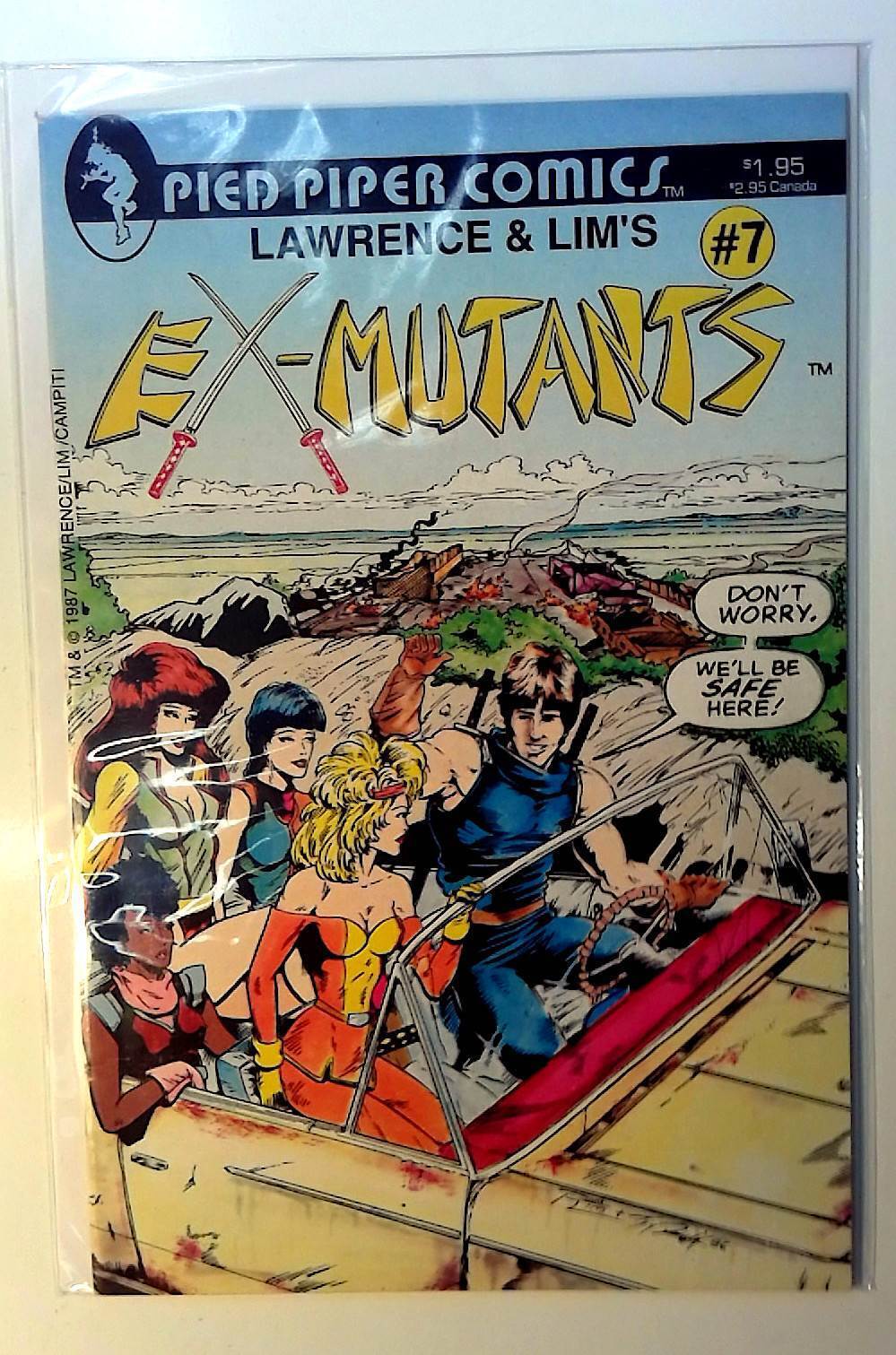 Ex-Mutants #7 Eternity Comics (1987) VF+ 1st Series 1st Print Comic Book