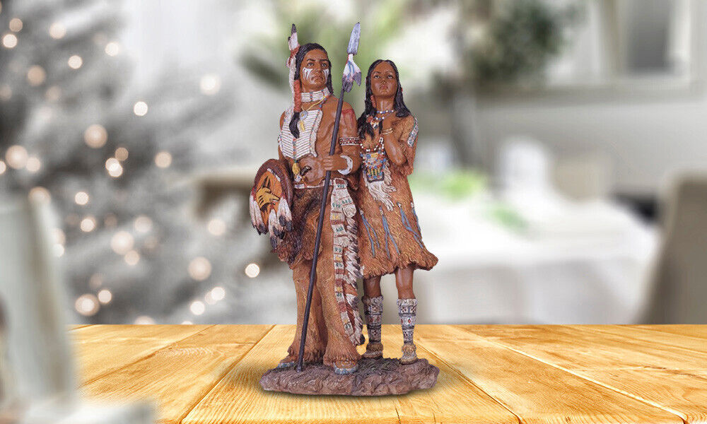 Indian Lover Couple Statue 13\