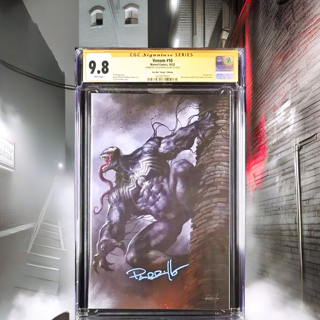 Venom #10 Signed by Lucio Parrillo CGC 9.8 Signature Series