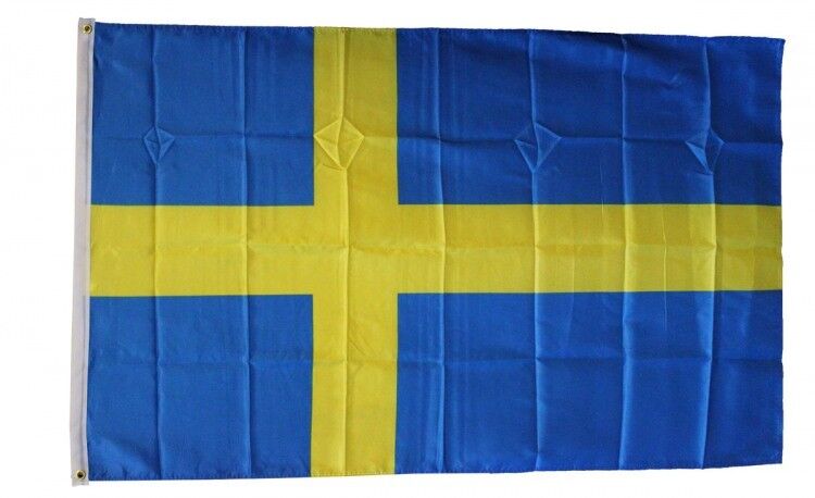 SWEDEN  FLAG 3 x 5 FOOT FLAG -  NEW  3x5\' FLAG