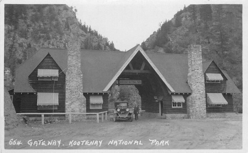 Canada 1920s Byron Harmon Kootenay National Park RPPC Photo Postcard 22-5087