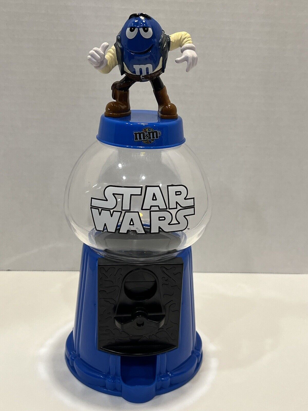 Star Wars M&M Candy Gumball Dispenser Blue M&M as Han Solo