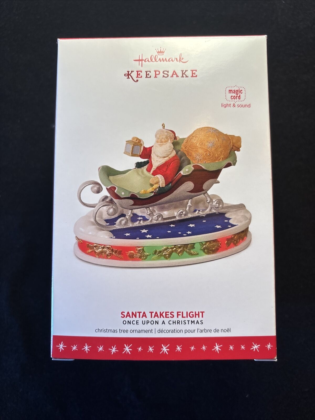 Hallmark Keepsake 2016 SANTA TAKES FLIGHT Once Upon a Christmas 6th in Series