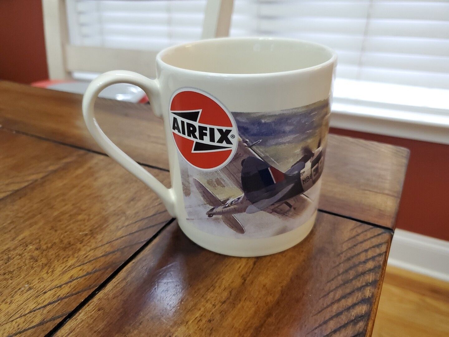 Airfix Military Airplane Mug Coffee Mug Spitfire MKKll 12oz