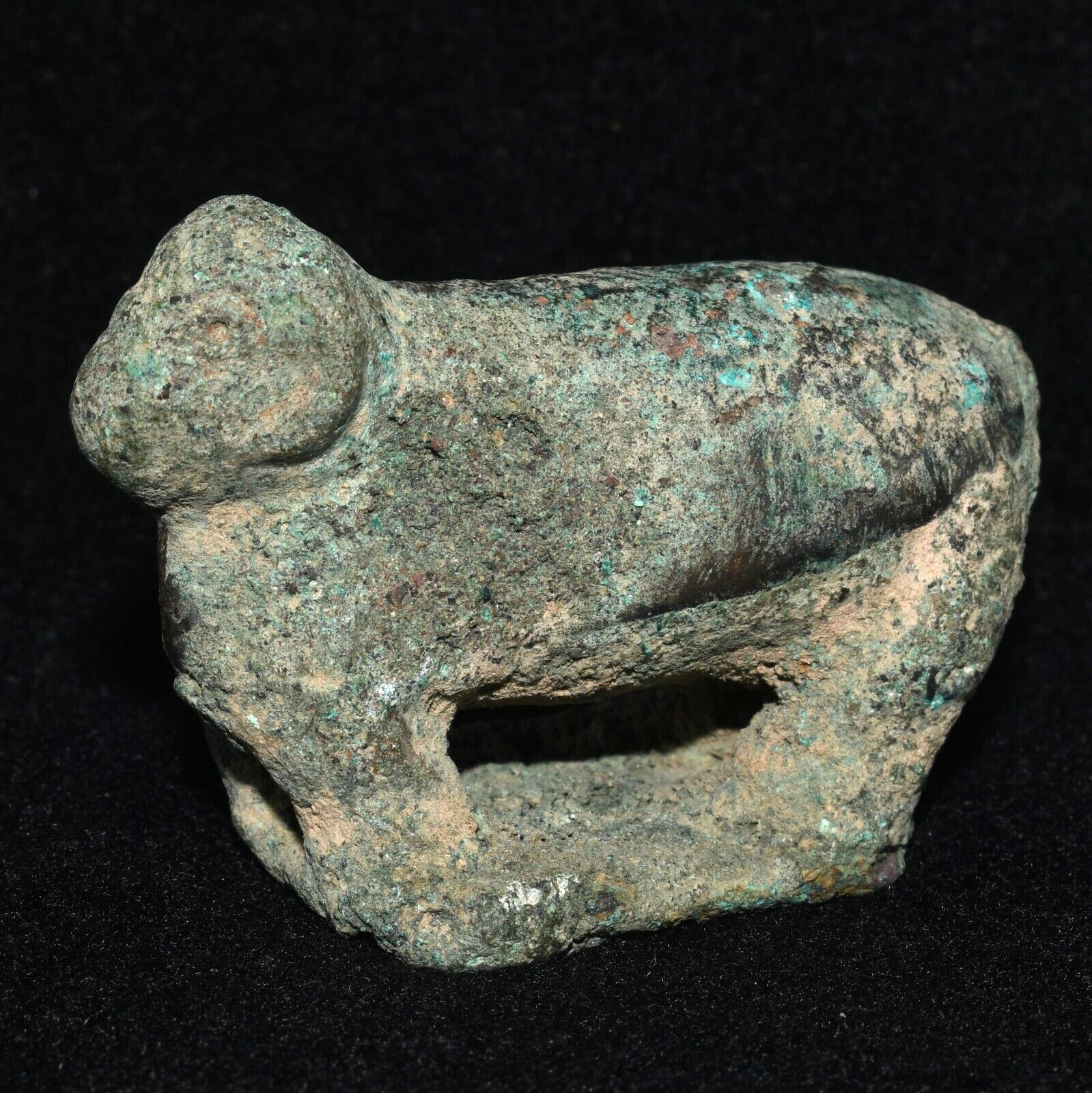 Genuine Ancient Roman Imperial Bronze Animal Statue Figurine Ca. 2nd Century AD