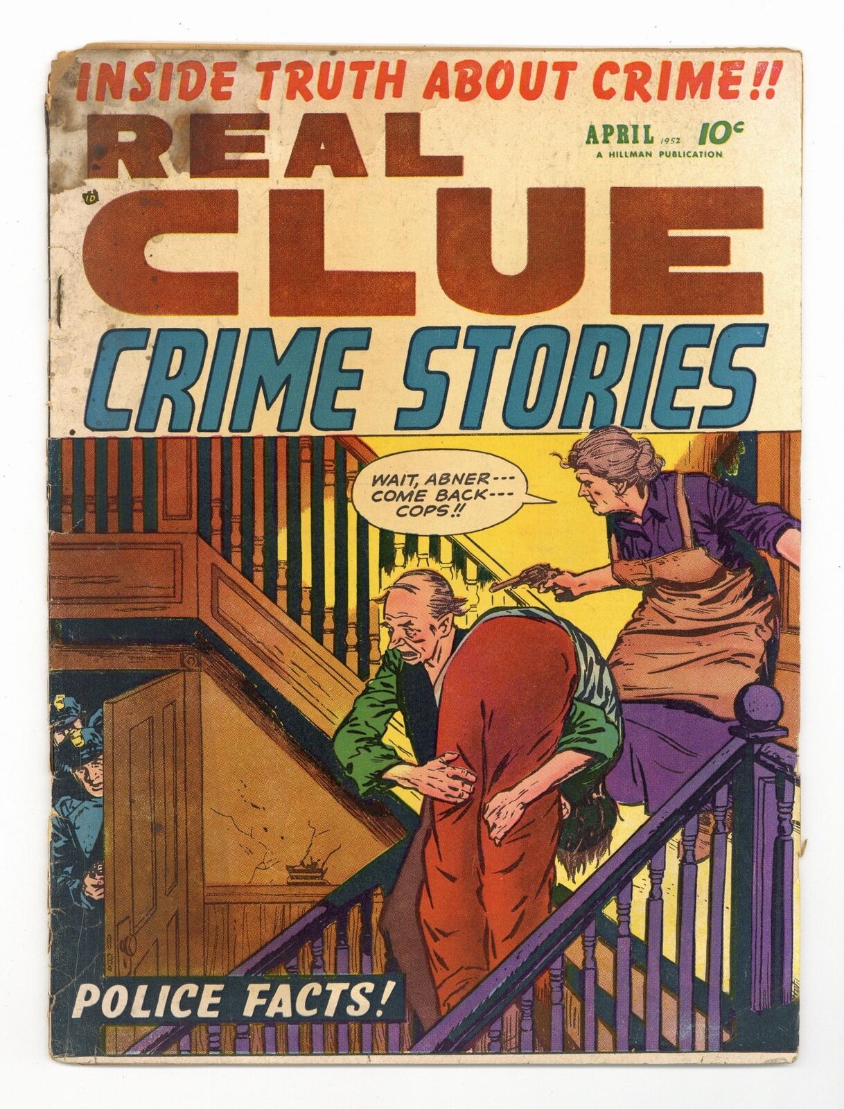 Real Clue Crime Stories Vol. 7 #2 PR 0.5 1952 Low Grade
