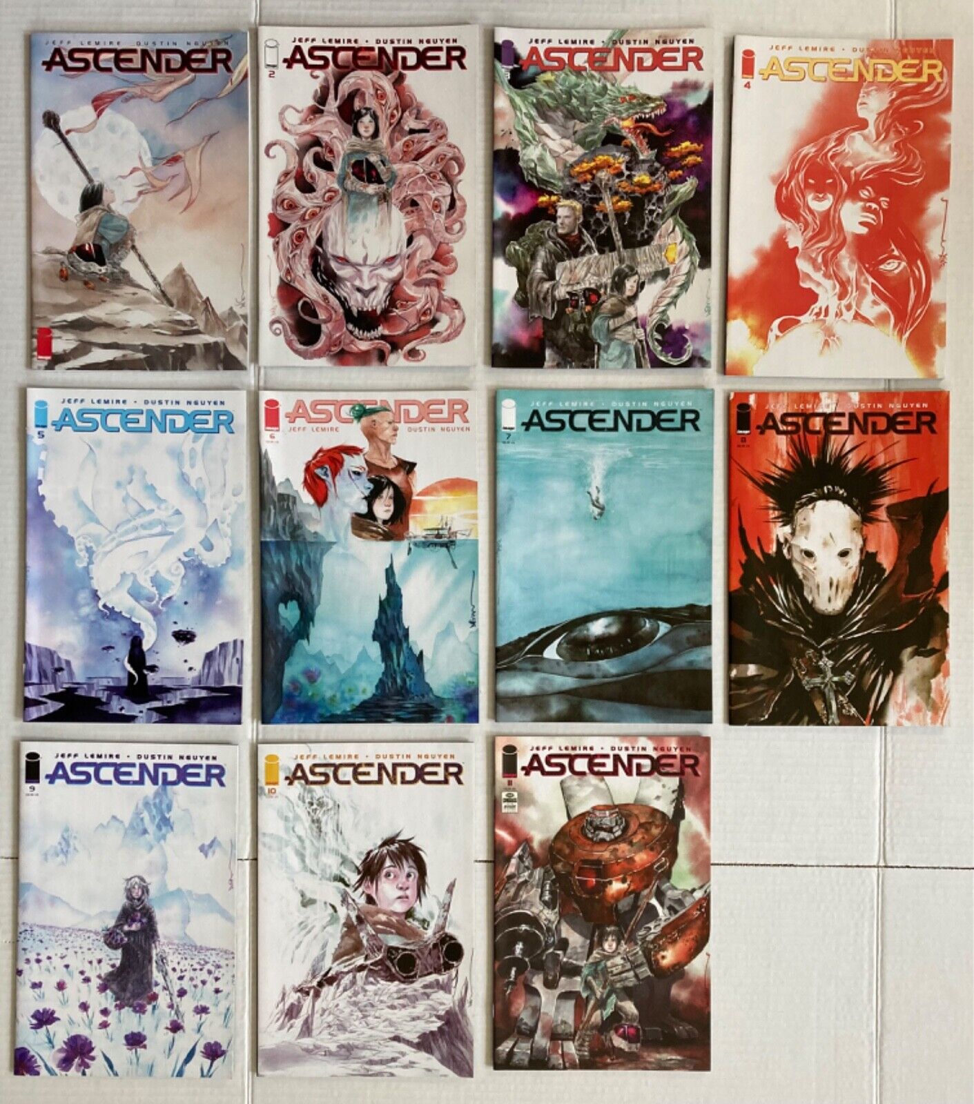 Ascender #1-11 (1,2,3,4,5,6,7,8,9,10,11) Image Comics LOT Jeff Lemire 2019