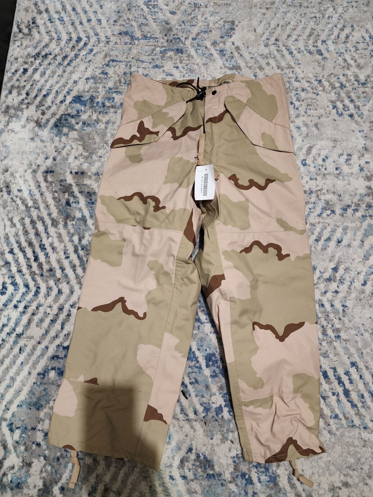 Desert Camouflage Goretex Extended Cold Weather Trousers Sz. Sm X-short