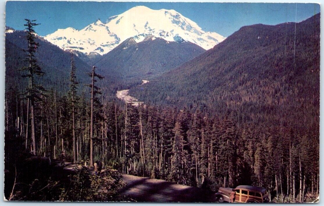 Postcard - Mount Rainier - Washington
