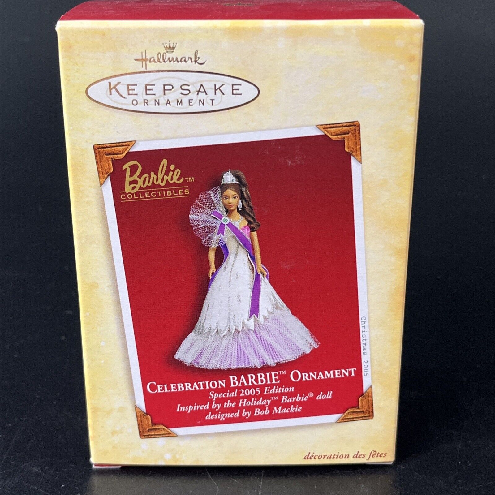 Hallmark 2005 African American Celebration Barbie Ornament Special Edition NEW