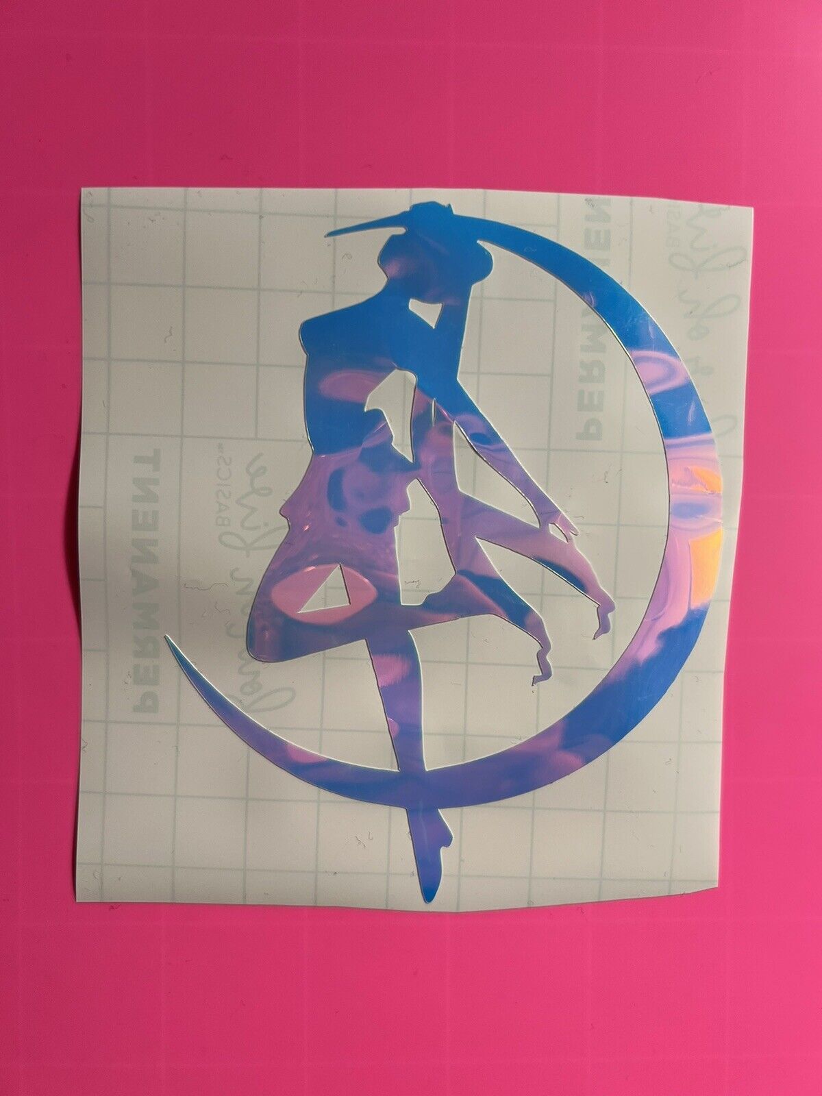 Sailor Moon Holographic Vinyl Decal 