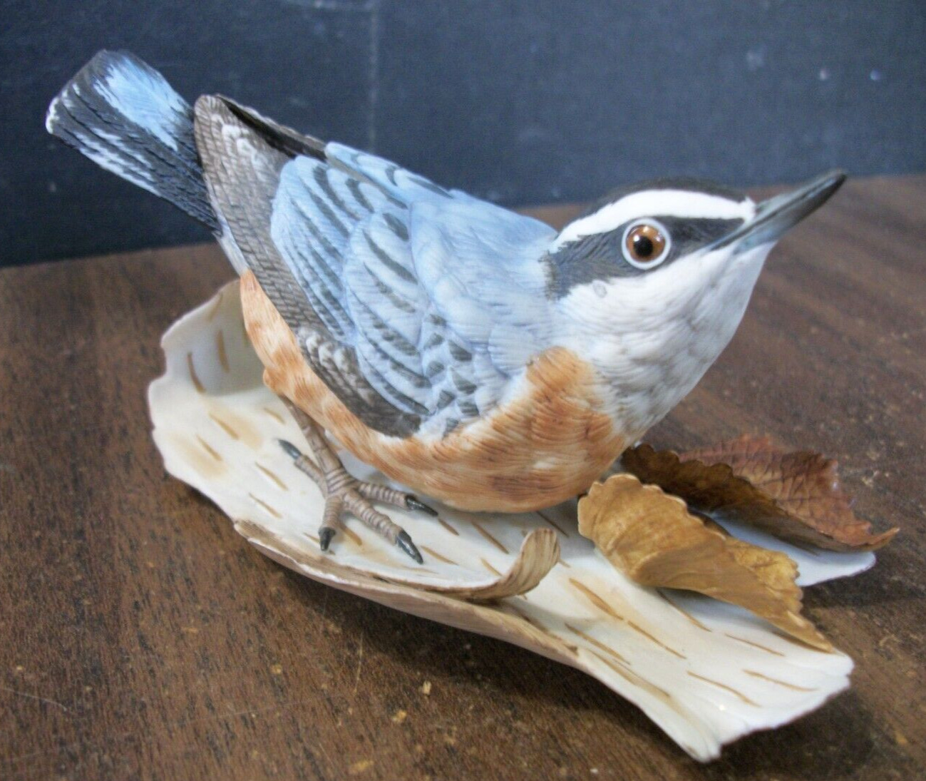 Lenox Fine Porcelain Bird Figurine Red - Breasted Nuthatch