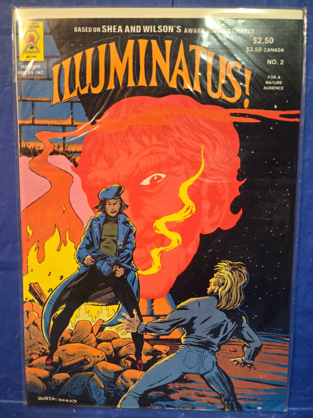 Illuminatus #2 | See Pics | Rip Off Press | Based on Shea & Wilson's Trilogy