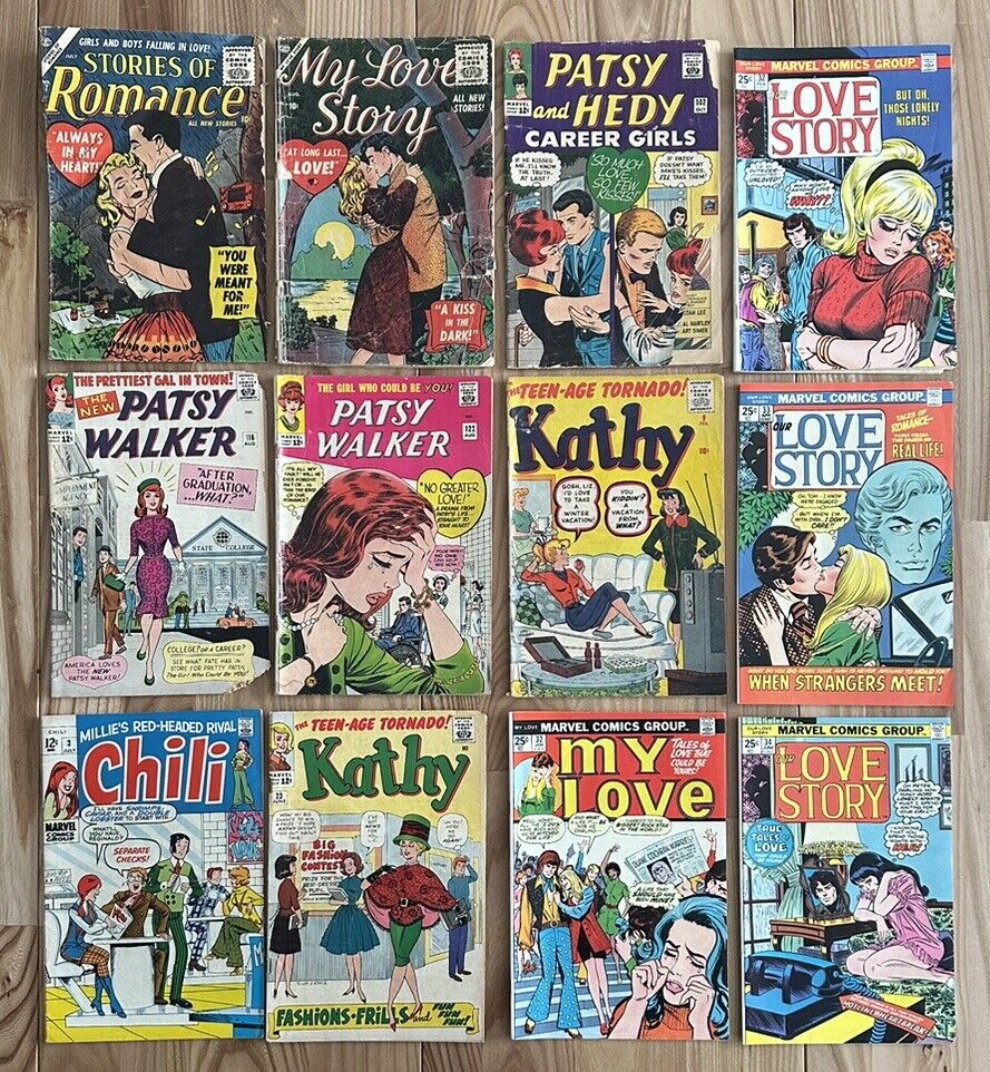 Lot Of Assorted Marvel Romance Comics | Mid Grade Reader Copies
