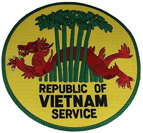 REPUBLIC OF VIETNAM SERVICE BACK PATCH DRAGON BIKER VEST CUT JACKET WAR VETERAN
