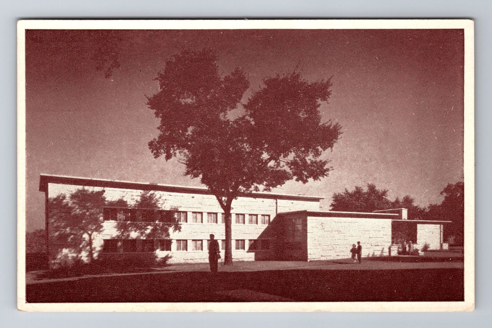 Waukesha WI-Wisconsin, Carroll College, Antique, Vintage Souvenir Postcard