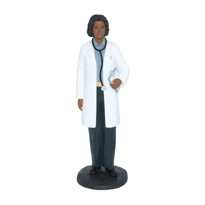 Doctor Professional: Female Doctor Figurine African American