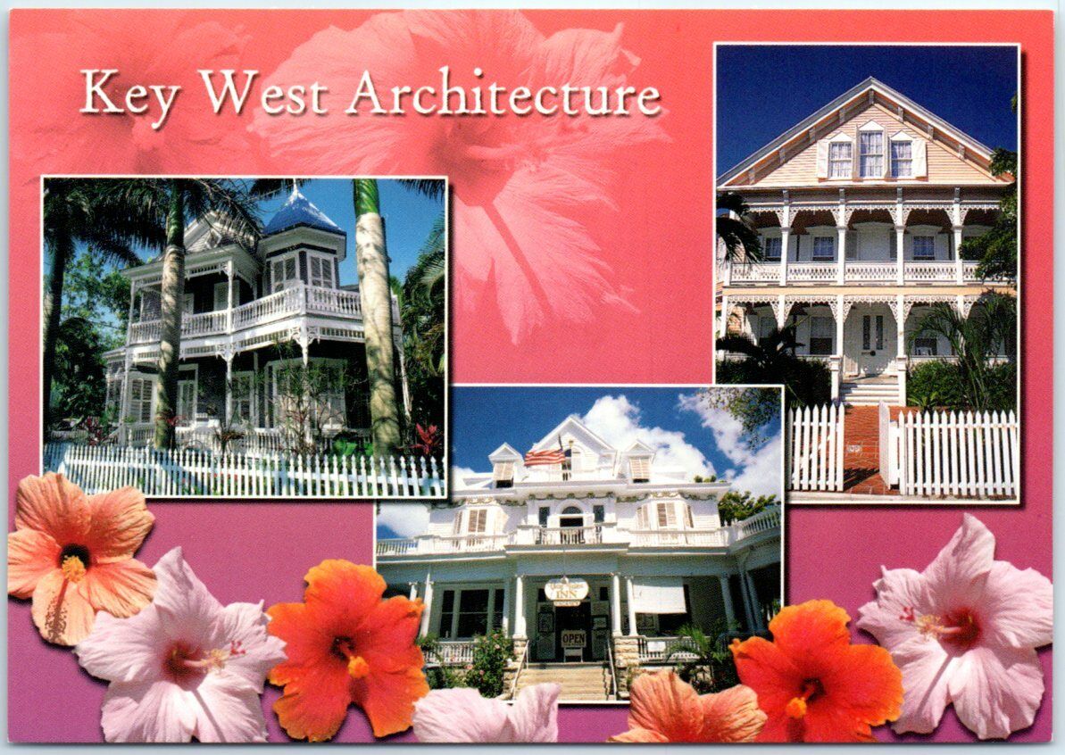 Postcard - Key West Architecture, Florida
