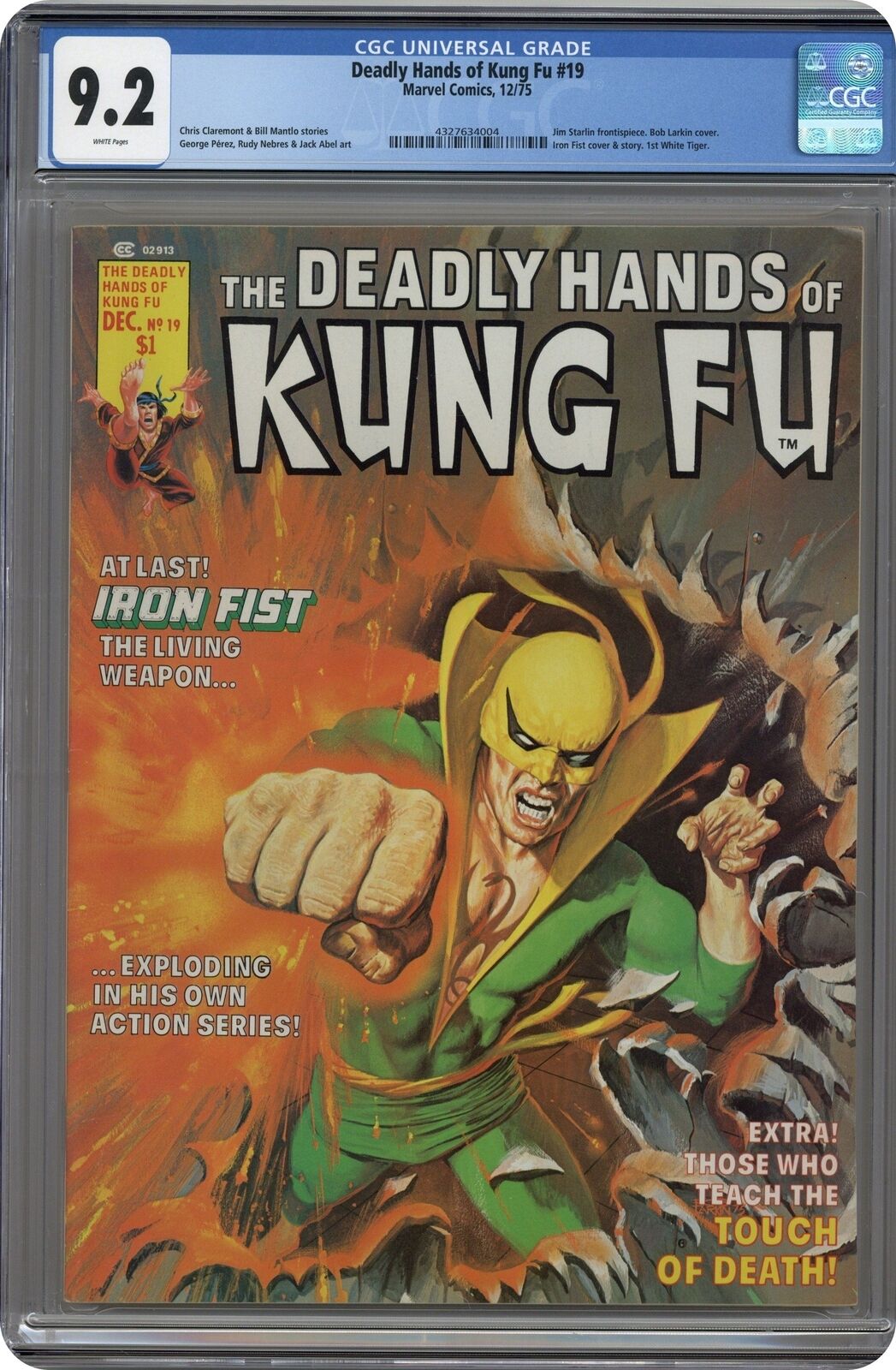 Deadly Hands of Kung Fu #19 CGC 9.2 1975 4327634004