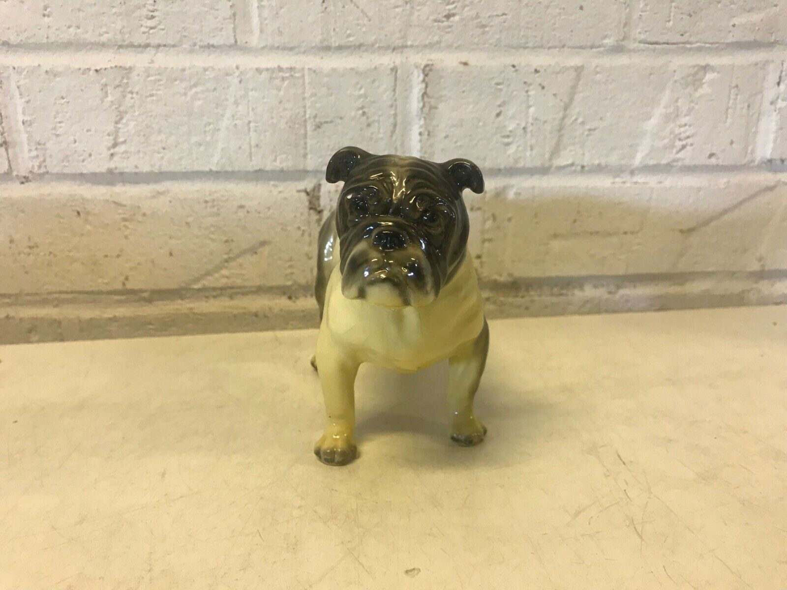 Vtg English Bulldog Figurine Standing Morten\'s Studio Royal Design 2 of 2