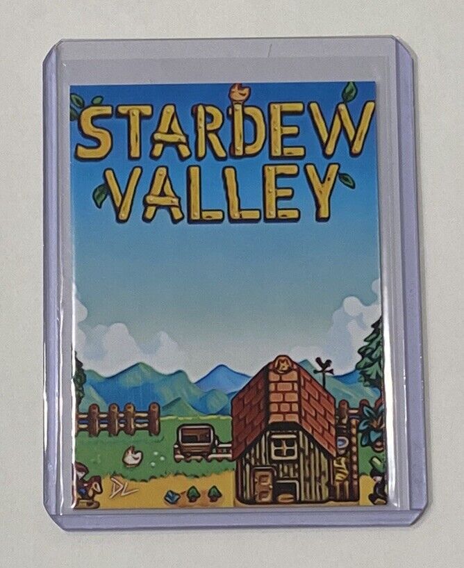 Stardew Valley Limited Edition Artist Signed Farm Life Classic Trading Card 1/10