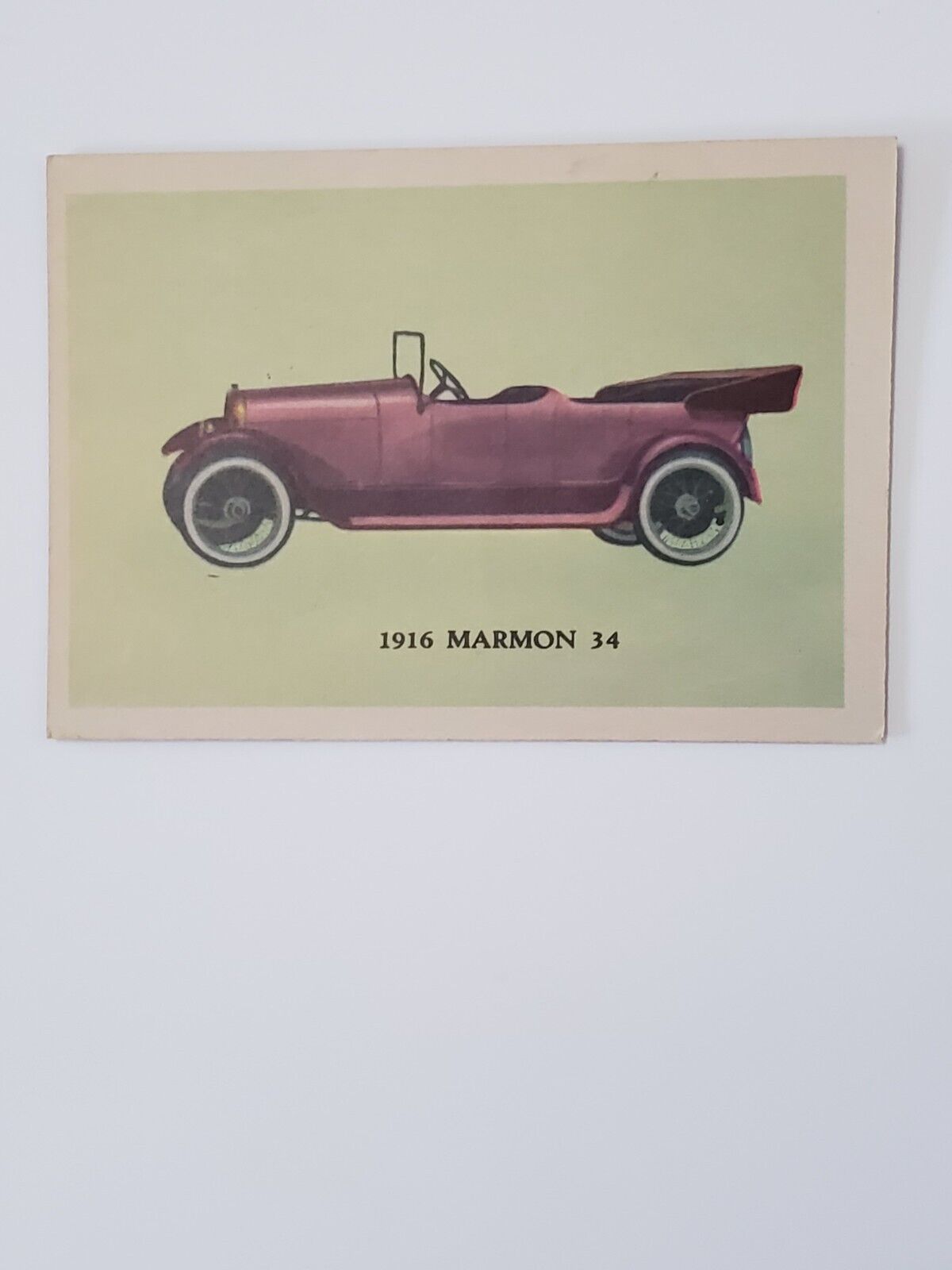 1953 Oak Manufacturing Cars Vending Machine 1916 Marmon 34