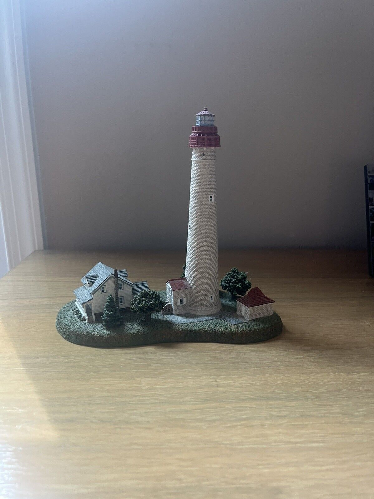 Vintage 1992 Cape May Lighthouse Figurine Cape May Point New Jersey Danbury Mint