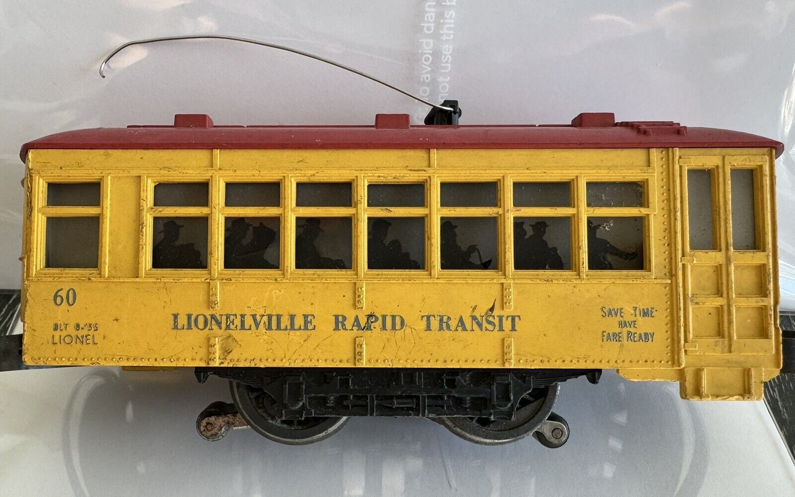 The Lionel Trolley No. 60