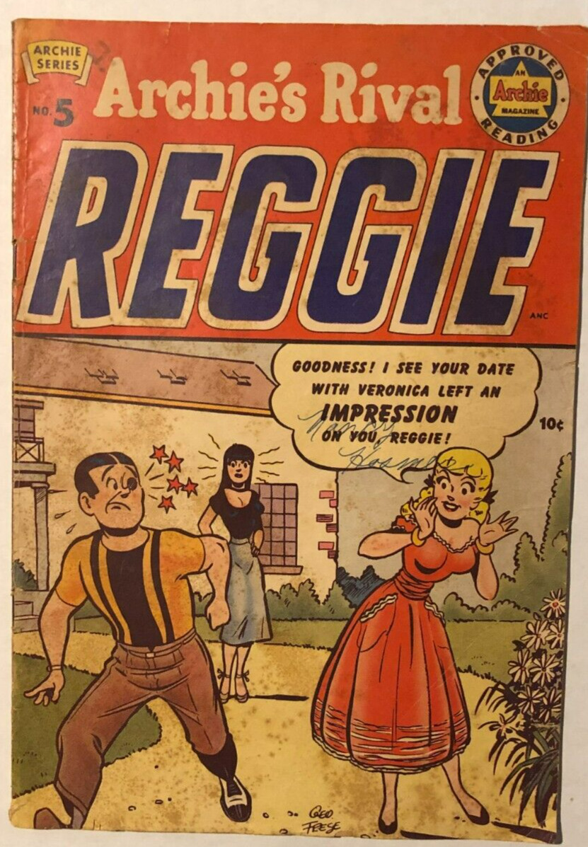 ARCHIE'S RIVAL REGGIE #5 (1951) Archie Comics VG/VG+