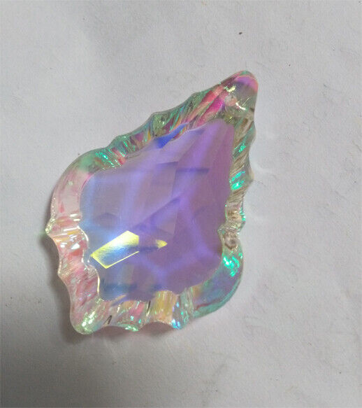 50pcs 2\'\' 50mm AB Color Crystal Glass Pendant French Prism Chandelier Lamp Part
