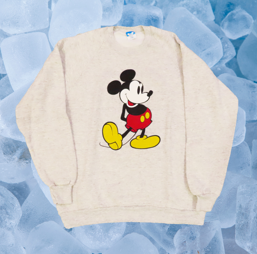 Vintage 80s Mickey Mouse Disney Classic Logo VTG Crewneck Sweater Womens Size XL