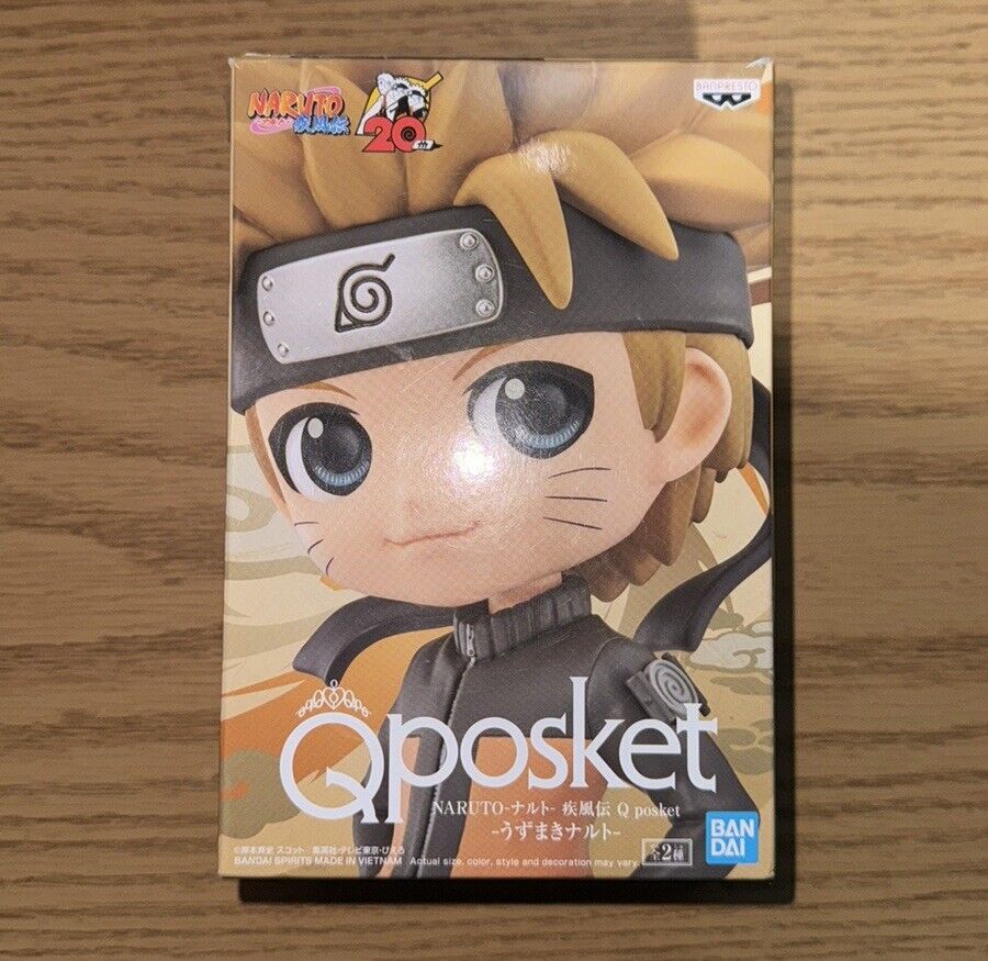 Banpresto Naruto Shippuden: Naruto Uzumaki Q-Posket Figure B Brand New & Sealed