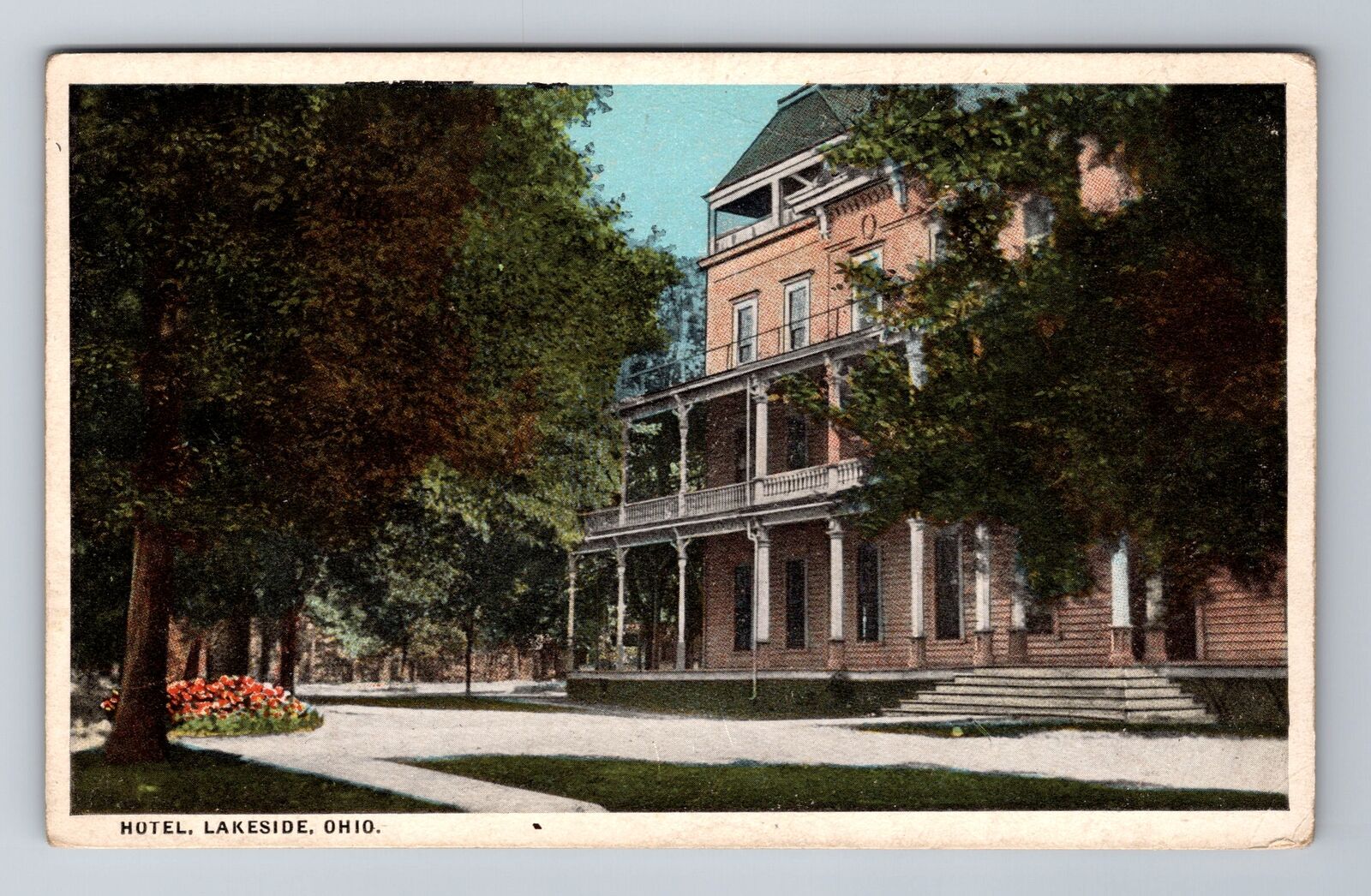 Lakeside OH-Ohio, Hotel, Antique, Vintage Postcard