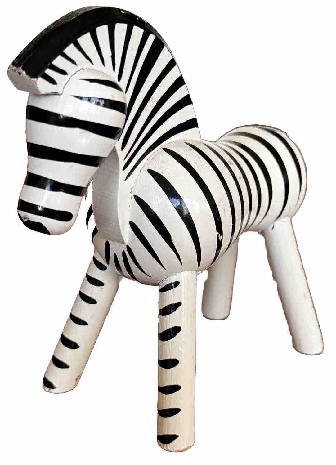 Kay Bojesen Denmark Danish Wood Zebra Animal Figure Sculpture Toy Vtg Mcm Orskov