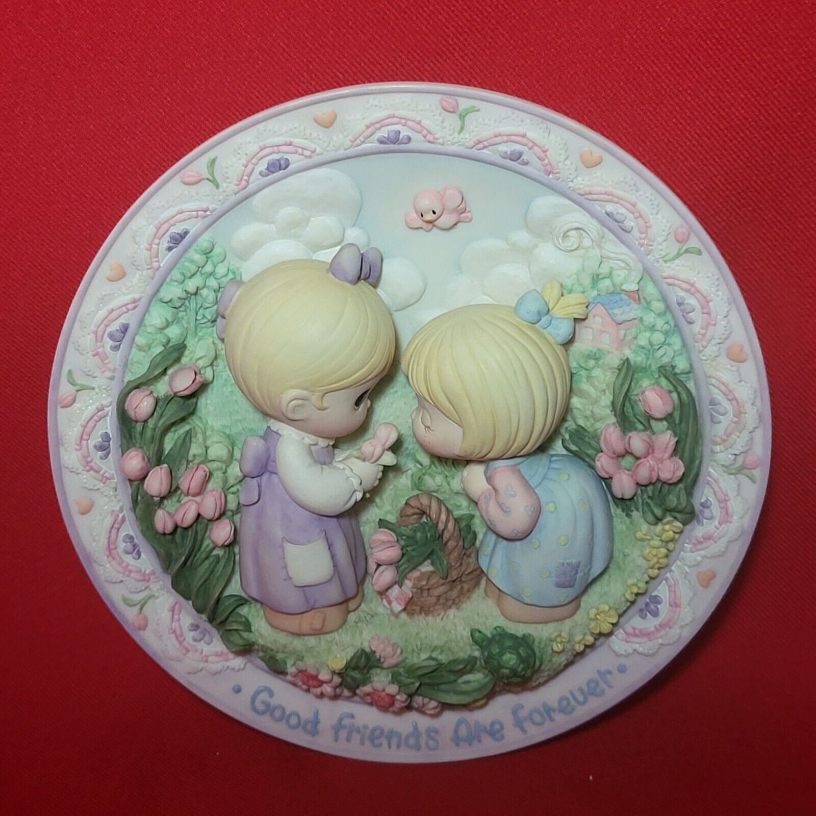 Precious Moments Enesco Good Friends Are Forever Sharing The Moments Plate Colle