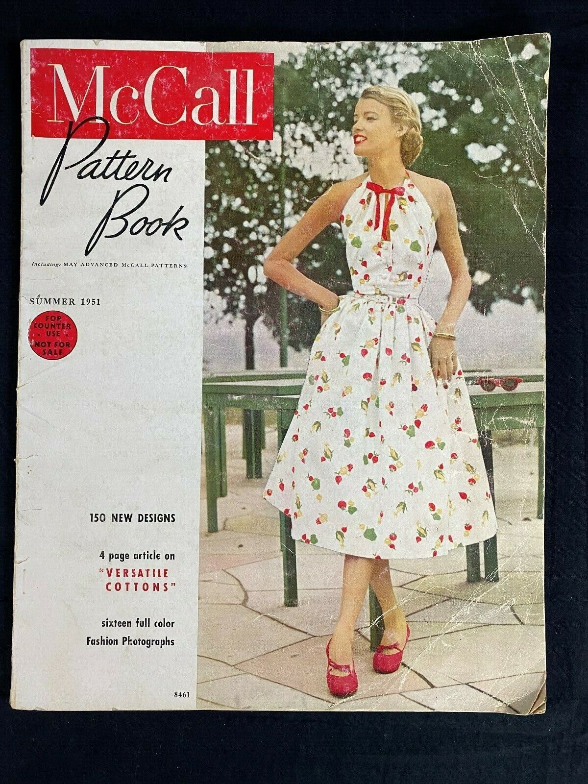 VINTAGE VALUABLE ULTRA RARE UNCIRCULATED MCCALL PATTERN BOOK SUMMER 1951