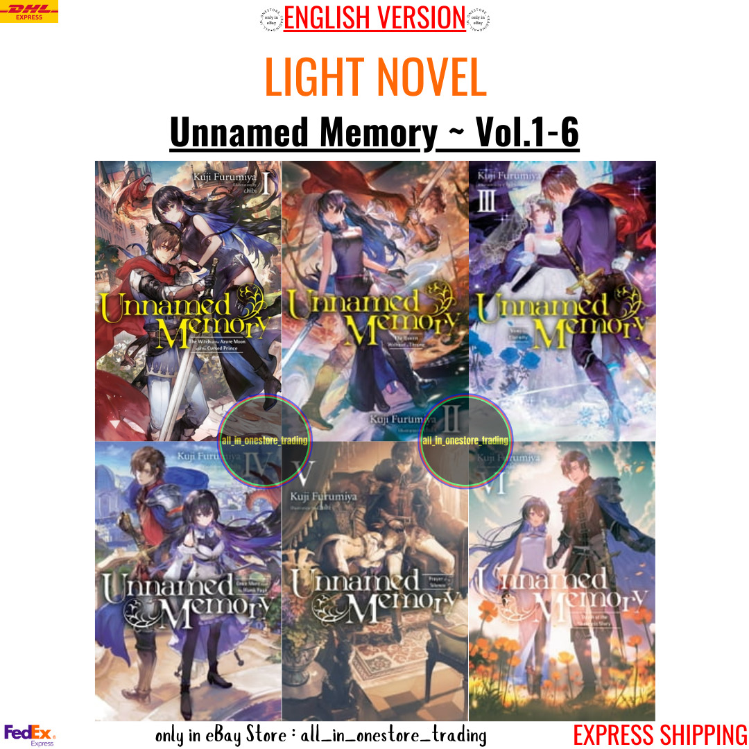 Unnamed Memory by Kuji Furumiya Light Novel English Version Volume 1-6
