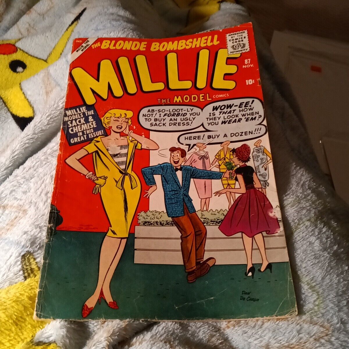 Millie the Model 87 marvel atlas timely 1958 dan Decarlo Paperdoll good girl art
