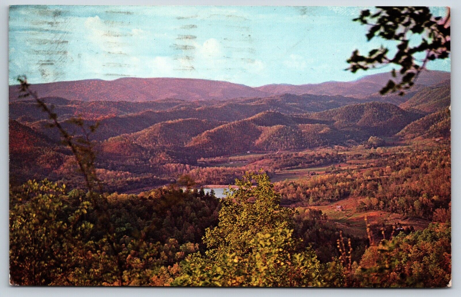 Postcard Little River Gorge, Great Smoky Mountain National Park TN Posted 1966