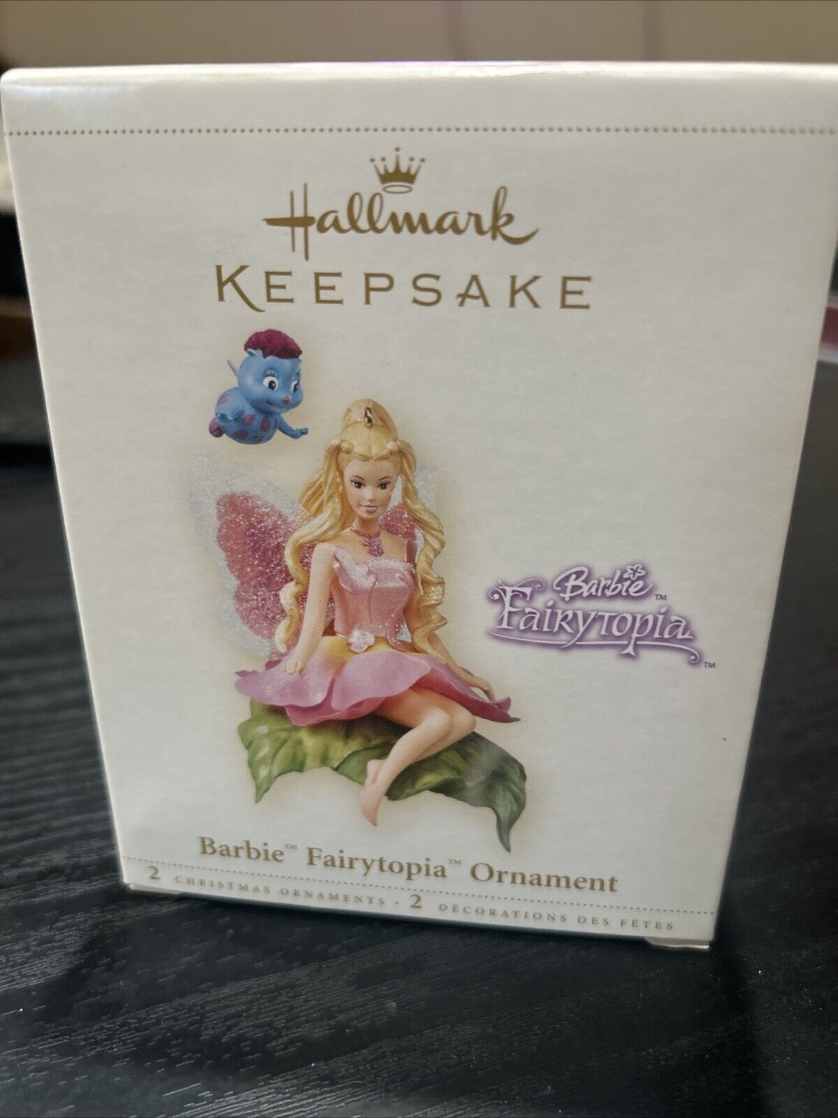 Hallmark Keepsake Barbie Fairytopia Set Ornament 2006 Mattel pink fairy NEW