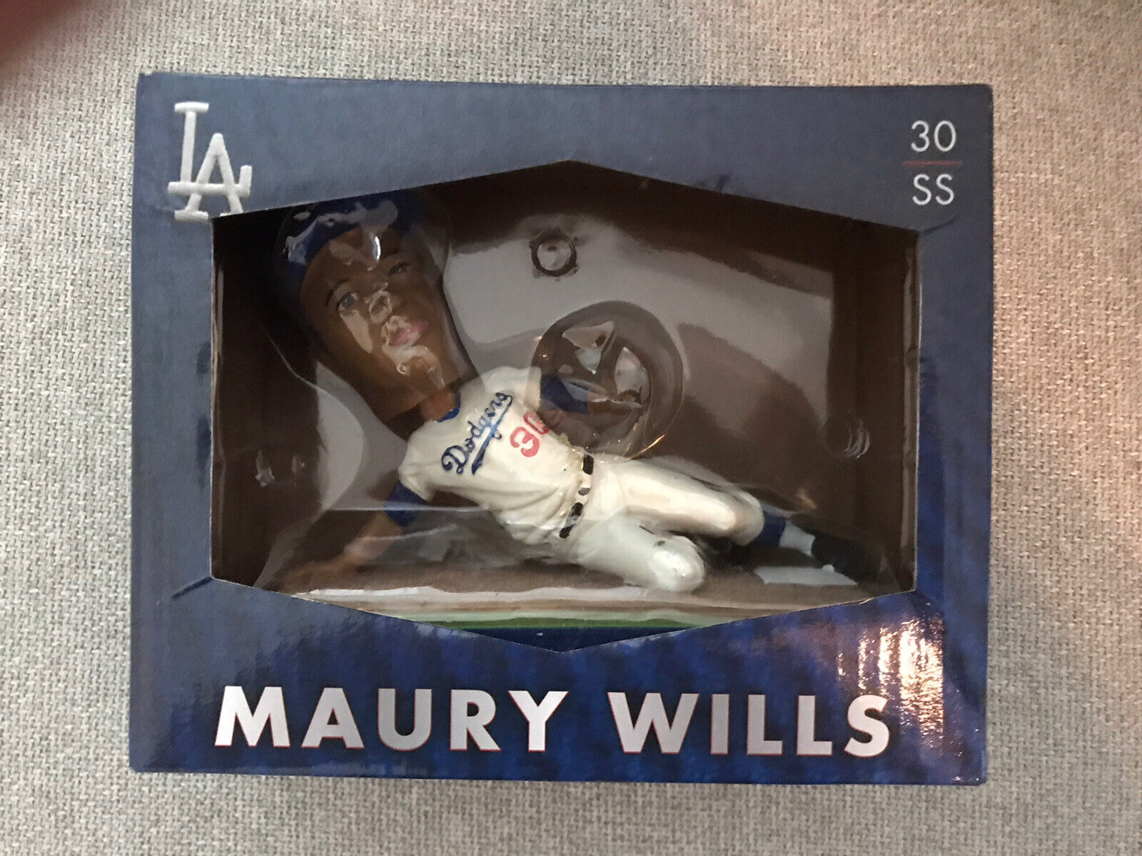 Maury Wills 2015 Los Angeles Dodgers Bobblehead