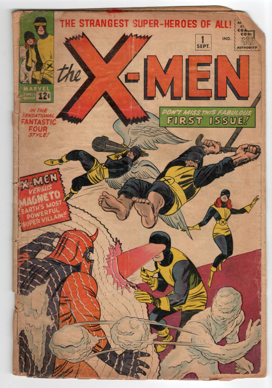 X-Men 1 Marvel Comics 1963 SILVER AGE 1st X-Men 1st Magneto