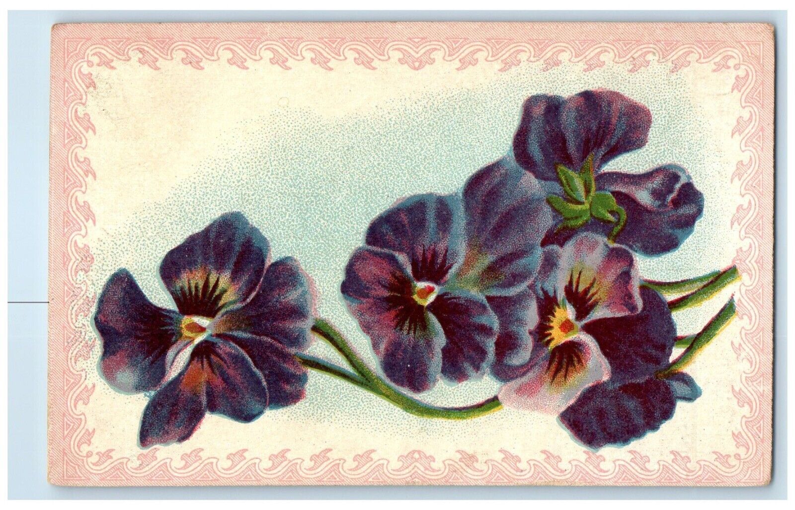 1910 Flowers Skyberg Minnesota MN DPO Posted Antique  Postcard