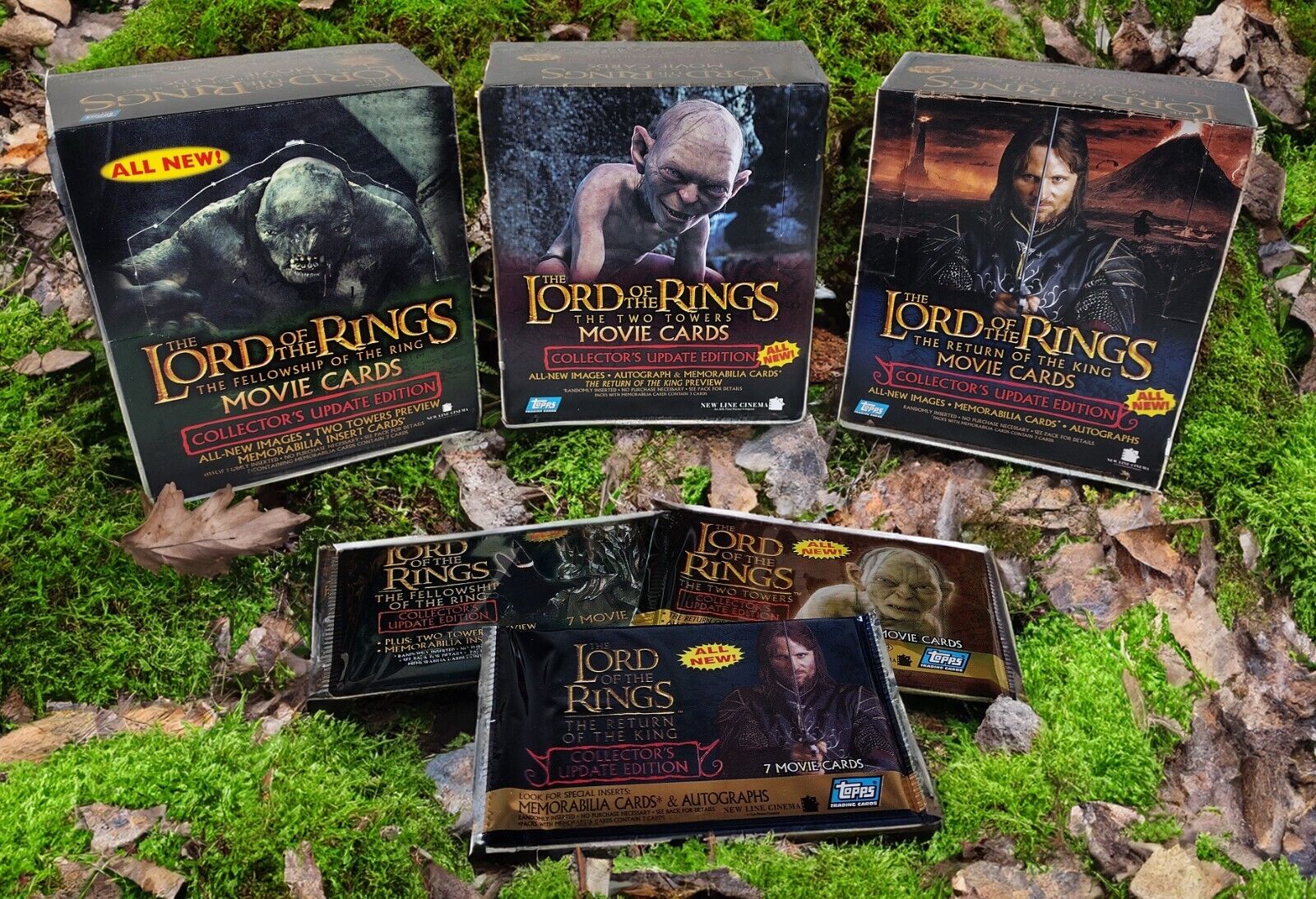 Middle-earth Magic: (3) Lord of the Rings Packs, Chance at Autograph/Memorabilia