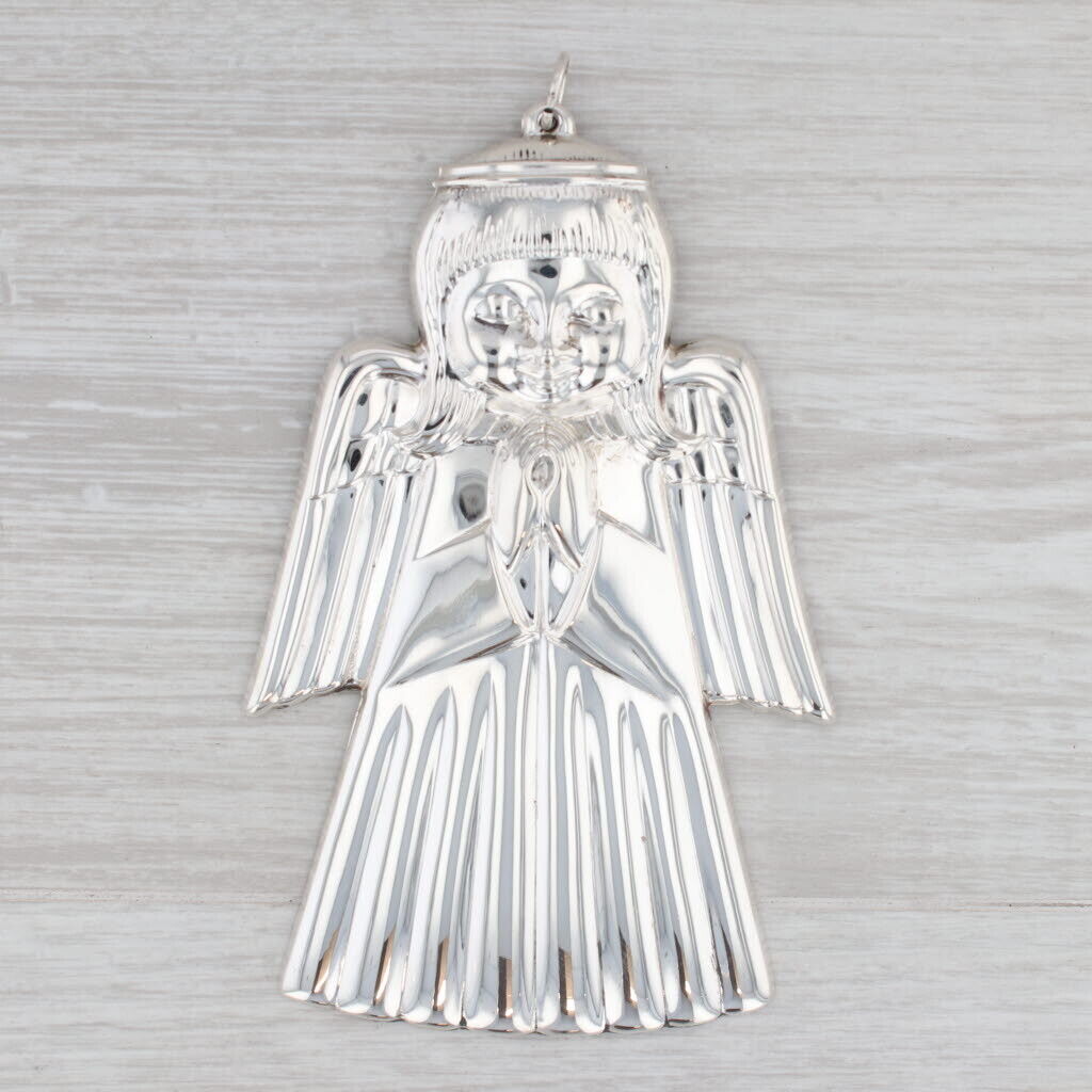 1975 Gorham Christmas Angel Sterling Silver Ornament Luther Ltd Ed Holiday