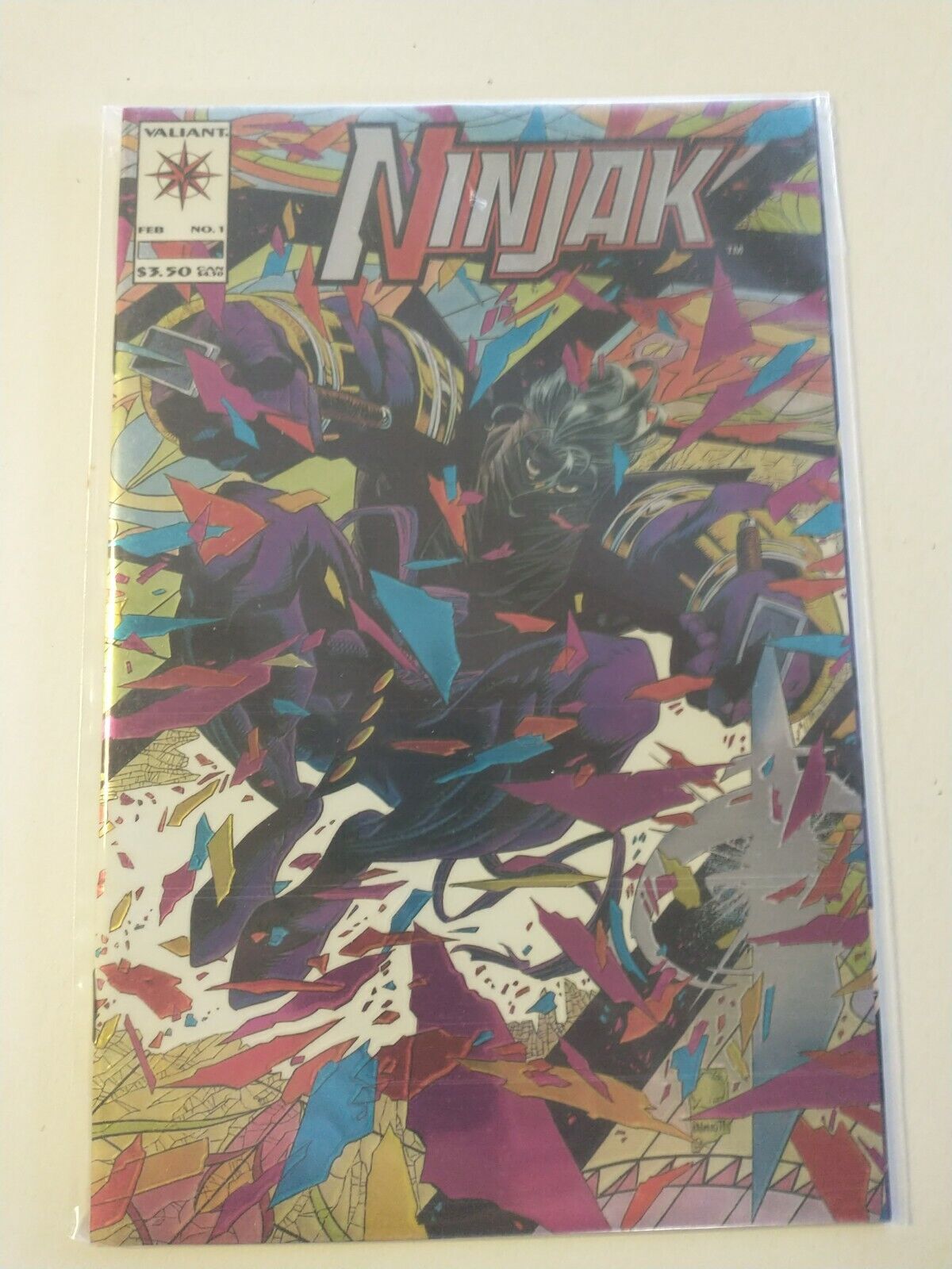 NINJAK FOIL COVER #1 VALIANT COMIC 1994