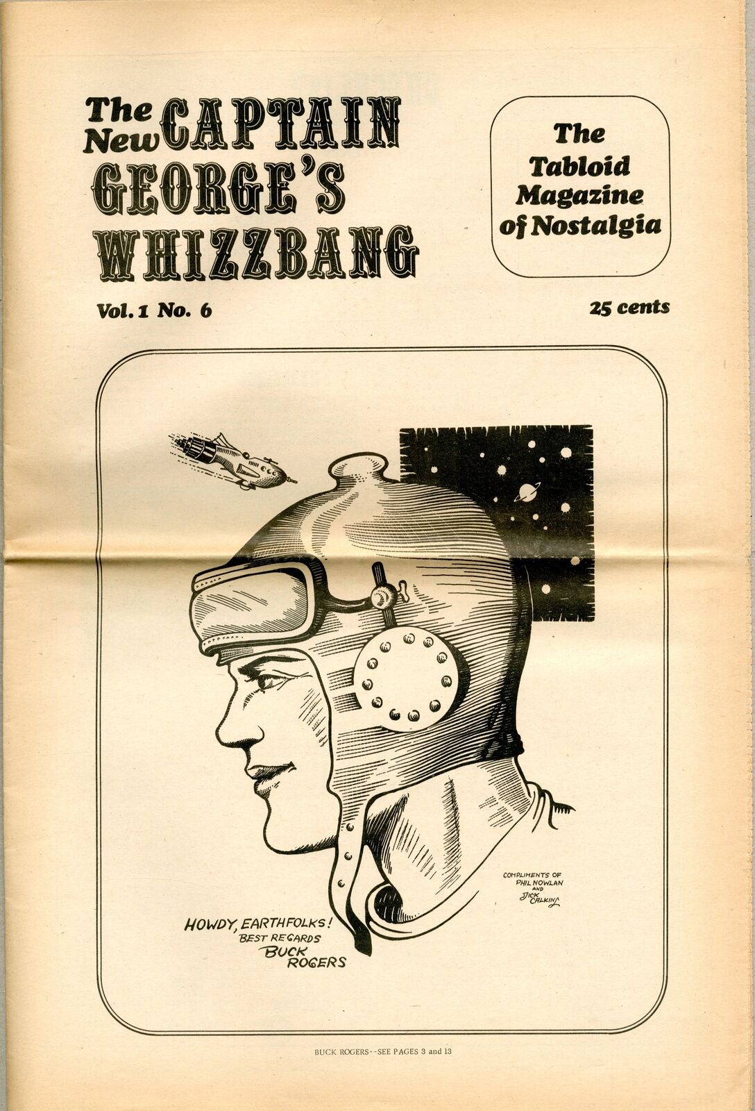 Captain George's Whizzbang, New Fanzine #6 FN 6.0 1969